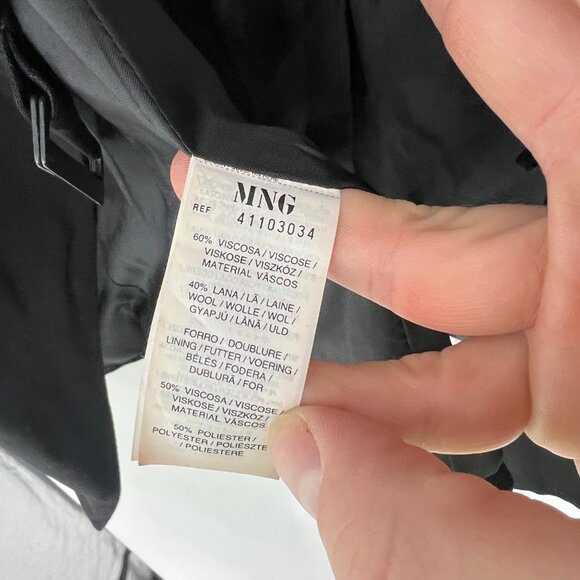 MNG Size 8 Black Wrap Jacket - Picture 7 of 10